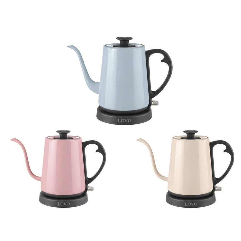 Lovo Pastel Gooseneck Kettles